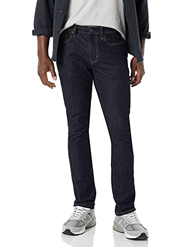 Amazon Essentials Herren Skinny Jeans mit hohem Stretchanteil - Auslauffarben, Leicht Ausgespült, 40W / 32L von Amazon Essentials