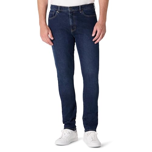 Amazon Essentials Herren Slim-Fit-Jeans, Dunkle Mitternacht, 29W / 28L von Amazon Essentials