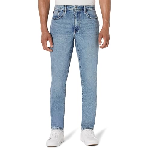 Amazon Essentials Herren Slim-Fit-Jeans, Hell Getönt, 34W / 28L von Amazon Essentials