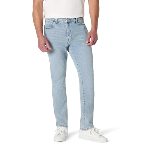 Amazon Essentials Herren Slim-Fit-Jeans, Helles EIS, 29W / 34L von Amazon Essentials