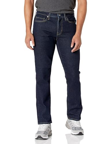 Amazon Essentials Herren Slim-Fit-Jeans - Auslauffarben, Leicht Ausgespült, 33W / 32L von Amazon Essentials