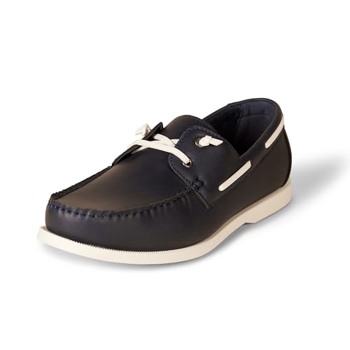 Amazon Essentials Herren Slip-On-Bootsschuh Mit Belüftung, Marineblau, 42 EU von Amazon Essentials