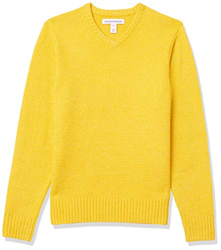 Amazon Essentials Herren Soft-Touch-Pullover mit Langen Ärmeln und V-Ausschnitt, Gelb, M Amazon Essentials Herren Soft-Touch-Pullover mit Langen Ärmeln und V-Ausschnitt, Gelb, M von Amazon Essentials