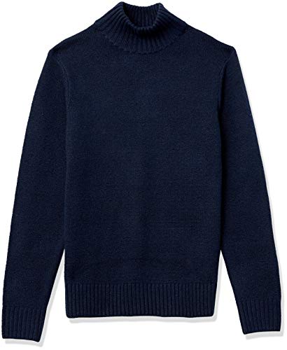 Amazon Essentials Herren Soft-Touch-Rollkragenpullover mit Langen Ärmeln, Marineblau, S von Amazon Essentials