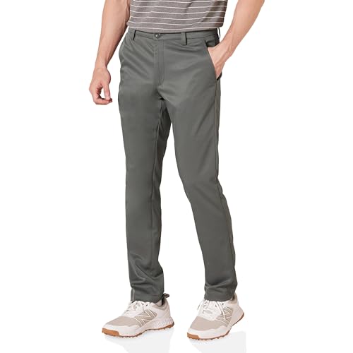 Amazon Essentials Herren Stretch-Golfhose in schmaler Passform, Grau, 34W / 34L von Amazon Essentials