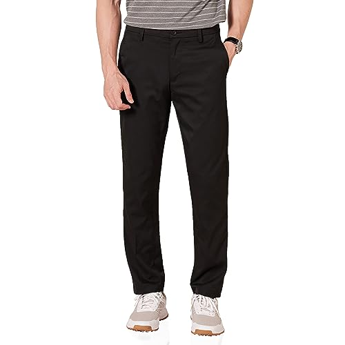 Amazon Essentials Herren Stretch-Golfhose in schmaler Passform, Schwarz, 38W / 28L von Amazon Essentials