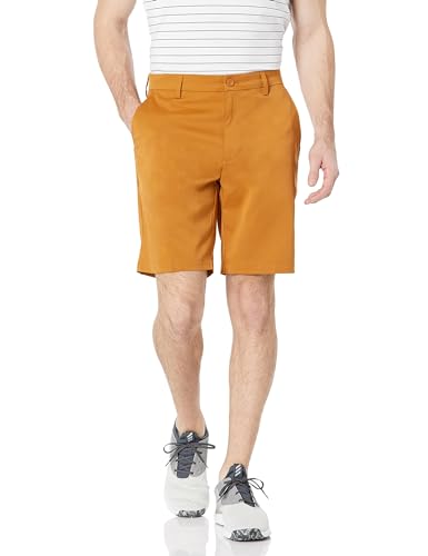 Amazon Essentials Herren Stretch-Golfshorts in klassischer Passform (erhältlich in Übergröße), Apricot Orange, 34W von Amazon Essentials