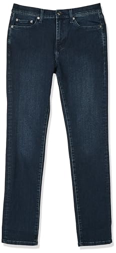 Amazon Essentials Herren Slim-Fit-Jeans, Blau Überfärben, 35W / 29L von Amazon Essentials