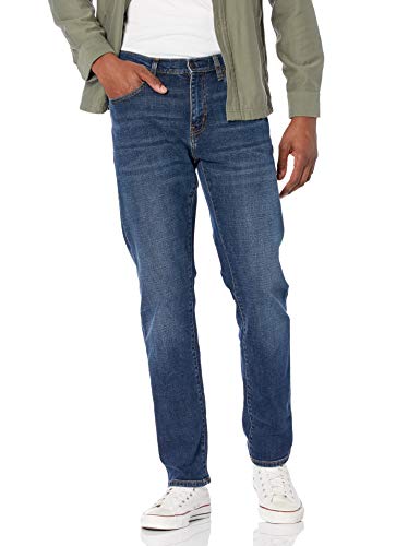 Amazon Essentials Herren Jeans, Sportlich Geschnitten, Dunkelblau Vintage, 31W / 29L von Amazon Essentials
