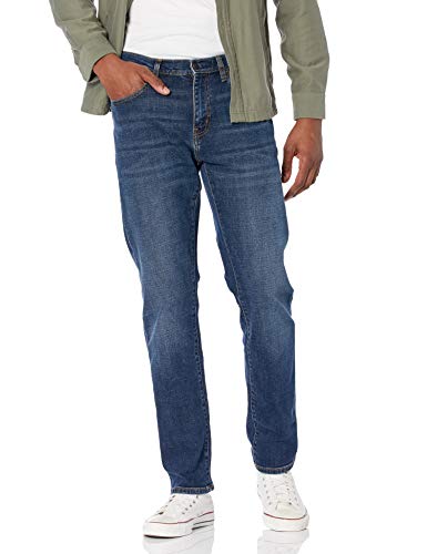 Amazon Essentials Herren Jeans, Sportlich Geschnitten, Dunkelblau Vintage, 38W / 29L von Amazon Essentials