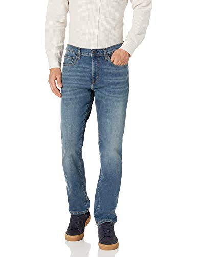 Amazon Essentials Herren Jeans, Sportlich Geschnitten, Mittelblau Vintage, 28W / 30L von Amazon Essentials