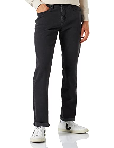 Amazon Essentials Herren Stretchjeans mit lockerer Passform (in Übergrößen erhältlich), Verwaschenes Schwarz, 44W / 32L von Amazon Essentials