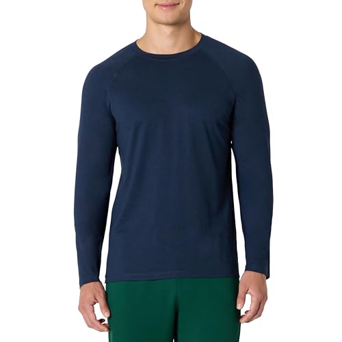 Amazon Essentials Herren Weiches Funktions-Langarm-Trainingsshirt, Marineblau Space-dye, L Amazon Essentials Herren Weiches Funktions-Langarm-Trainingsshirt, Marineblau Space-dye, L von Amazon Essentials