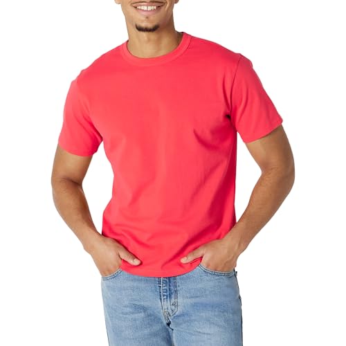 Amazon Essentials Herren T-Shirt Aus Schwerer Baumwolle Mit Lockerer Passform, Kräftiges Mohnrot, XL Amazon Essentials Herren T-Shirt Aus Schwerer Baumwolle Mit Lockerer Passform, Kräftiges Mohnrot, XL von Amazon Essentials