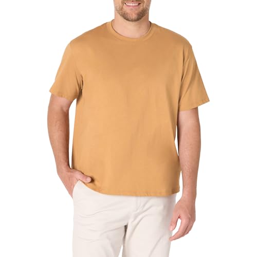 Amazon Essentials Herren T-Shirt mit lockerer Passform, Dunkelbronze, L von Amazon Essentials