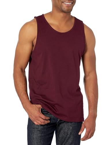 Amazon Essentials Herren Tanktop, Normale Passform, Burgunderrot, XXL Amazon Essentials Herren Tanktop, Normale Passform, Burgunderrot, XXL von Amazon Essentials