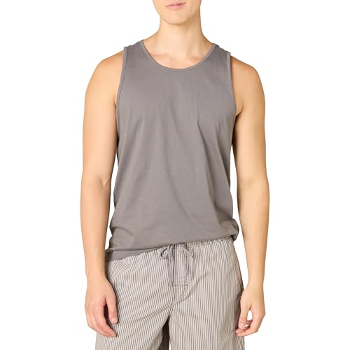 Amazon Essentials Herren Tanktop, Normale Passform, Grau, XXL von Amazon Essentials