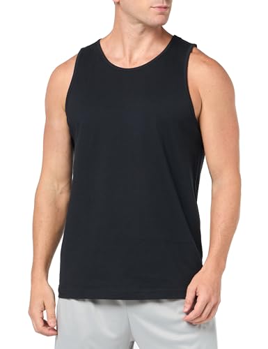 Amazon Essentials Herren Tanktop, Normale Passform, Schwarz, XXL von Amazon Essentials