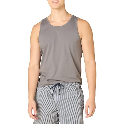 Amazon Essentials Herren Tanktop, Schmale Passform, Grau, M von Amazon Essentials