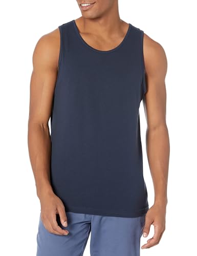 Amazon Essentials Herren Tanktop, Schmale Passform, Marineblau, L von Amazon Essentials