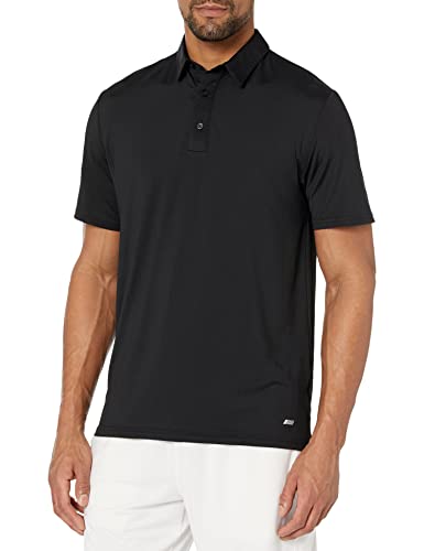 Amazon Essentials Herren Schmal Geschnittenes, Schnelltrocknendes Golf-Poloshirt Aus Leichtem Funktionsstretch, Schwarz, XS Amazon Essentials Herren Schmal Geschnittenes, Schnelltrocknendes Golf-Poloshirt Aus Leichtem Funktionsstretch, Schwarz, XS von Amazon Essentials