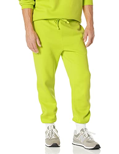 Amazon Essentials Herren Unten geschlossene Jogginghose mit lockerer Passform (erhältlich in Big & Tall), Lindgrün, XS von Amazon Essentials