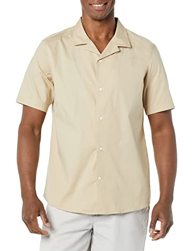 Amazon Essentials Herren Urlaubshemd Aus Baumwolle Mit Knopfleiste, Kurzärmelig, Khakibraun, XL Amazon Essentials Herren Urlaubshemd Aus Baumwolle Mit Knopfleiste, Kurzärmelig, Khakibraun, XL von Amazon Essentials