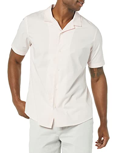Amazon Essentials Herren Urlaubshemd Aus Baumwolle Mit Knopfleiste, Kurzärmelig, Rosa, M Amazon Essentials Herren Urlaubshemd Aus Baumwolle Mit Knopfleiste, Kurzärmelig, Rosa, M von Amazon Essentials