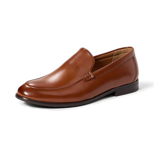 Amazon Essentials Herren Venezianische Halbschuhe, Bräunen Kunstleder, 39.5 EU von Amazon Essentials