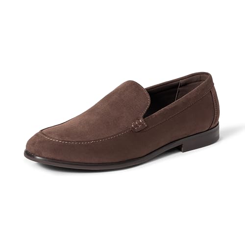 Amazon Essentials Herren Venezianische Halbschuhe, Braun Optik Wildleder, 42 EU von Amazon Essentials
