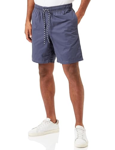 Amazon Essentials Herren Walkshorts Schrittlänge 20 cm lockere Passform mit Kordelzug (in Übergröße erhältlich), Marineblau, L von Amazon Essentials