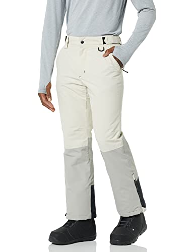 Amazon Essentials Herren Wasserabweisende Isolierte Snowboard-Ski-Schneehose, Grau Stone Farbblock, XS Amazon Essentials Herren Wasserabweisende Isolierte Snowboard-Ski-Schneehose, Grau Stone Farbblock, XS von Amazon Essentials