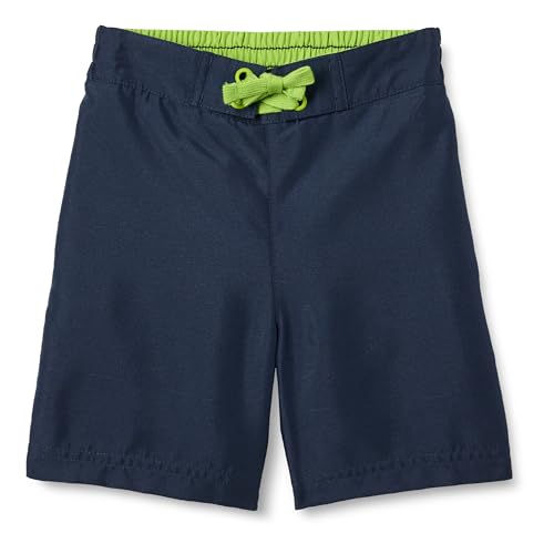 Amazon Essentials Jungen Boardshorts aus Webstoff, Marineblau, 10 Jahre von Amazon Essentials