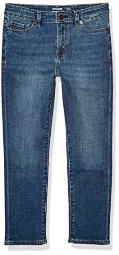 Amazon Essentials Jungen Stretchjeans, Schmale Passform - Auslauffarben, Mittlere Waschung, 12 Jahre Große Größen von Amazon Essentials