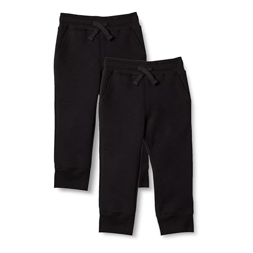 Amazon Essentials Jungen Fleece-Jogginghose, 2er-Pack, Schwarz, 8 Jahre Amazon Essentials Jungen Fleece-Jogginghose, 2er-Pack, Schwarz, 8 Jahre von Amazon Essentials