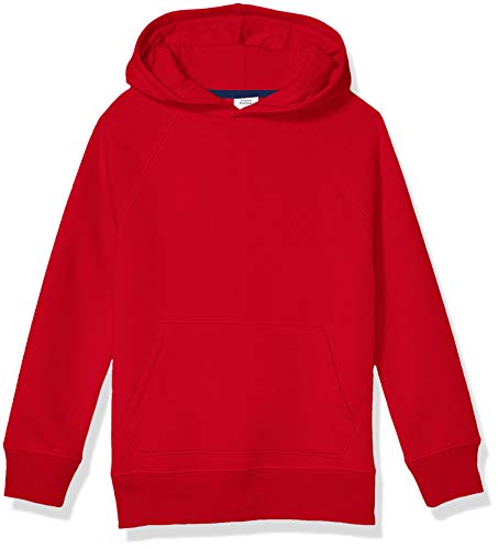 Amazon Essentials Jungen Fleecepullover, Kapuzenpullover und Sweatshirts, Rot, 9 Jahre von Amazon Essentials