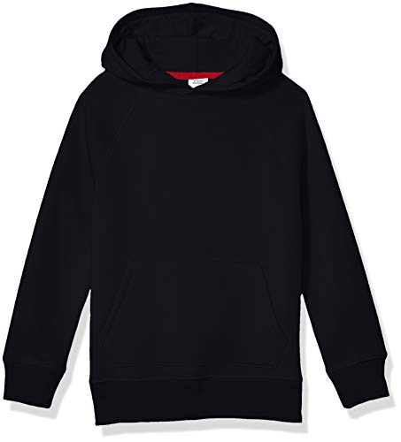 Amazon Essentials Jungen Fleece-Kapuzenpulli, Schwarz, 11-12 Jahre von Amazon Essentials