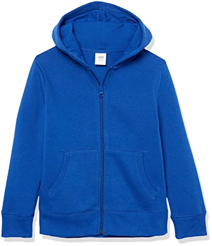 Amazon Essentials Jungen Fleece-Kapuzenpullover mit Reißverschluss, Blau, 6-7 Jahre von Amazon Essentials