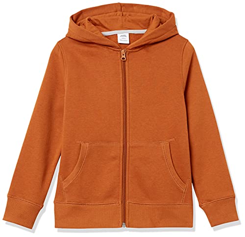 Amazon Essentials Jungen Fleece-Kapuzenpullover mit Reißverschluss, Hellbraun, 4 Jahre von Amazon Essentials