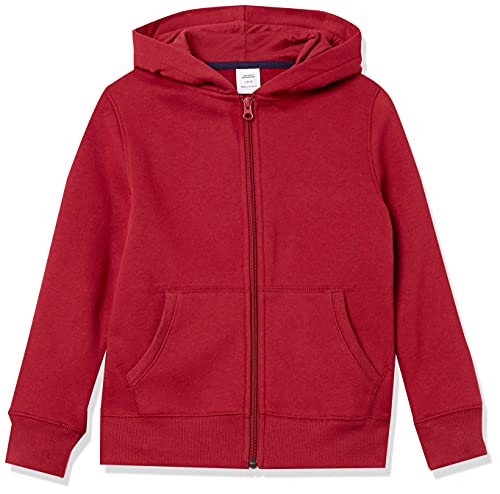 Amazon Essentials Jungen Fleece-Kapuzenpullover mit Reißverschluss, Maronibraun, 3 Jahre von Amazon Essentials
