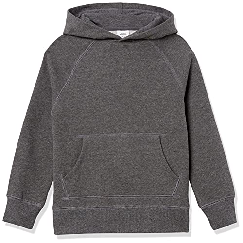 Amazon Essentials Jungen Fleecepullover, Kapuzenpullover und Sweatshirts, Dunkelgrau, 10 Jahre von Amazon Essentials