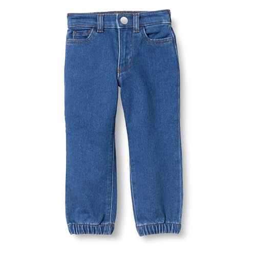 Amazon Essentials Jungen Jeans-Jogginghose zum Hineinschlüpfen, Mittleres Indigo, 2 Jahre von Amazon Essentials