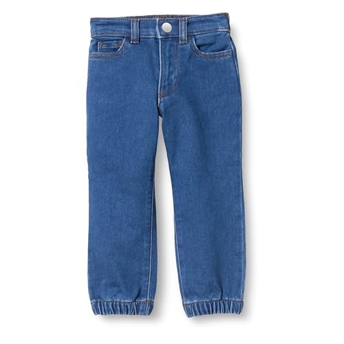Amazon Essentials Jungen Jeans-Jogginghose zum Hineinschlüpfen, Mittleres Indigo, 8 Jahre von Amazon Essentials