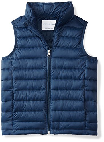 Amazon Essentials Jungen Leichte, Wasserabweisende, Verstaubare Daunenweste Mit Kapuze, Marineblau, 9 Jahre Amazon Essentials Jungen Leichte, Wasserabweisende, Verstaubare Daunenweste Mit Kapuze, Marineblau, 9 Jahre von Amazon Essentials