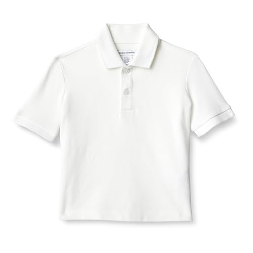 Amazon Essentials Jungen Poloshirt aus Baumwoll-Piqué mit Stretch-Anteil, Weiß, 11-12 Jahre Amazon Essentials Jungen Poloshirt aus Baumwoll-Piqué mit Stretch-Anteil, Weiß, 11-12 Jahre von Amazon Essentials