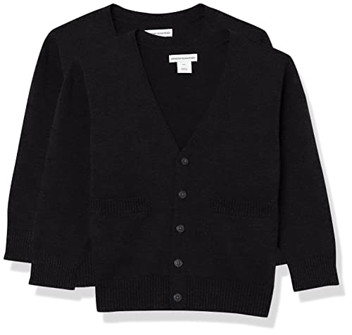 Amazon Essentials Unisex Kinder Uniform-Strickjacke aus Baumwolle, 2er-Pack, Schwarz, 9 Jahre Amazon Essentials Unisex Kinder Uniform-Strickjacke aus Baumwolle, 2er-Pack, Schwarz, 9 Jahre von Amazon Essentials