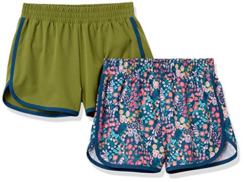 Amazon Essentials Mädchen Active-Laufshorts, 2er-Pack, Olivgrün Floral, 3 Jahre Amazon Essentials Mädchen Active-Laufshorts, 2er-Pack, Olivgrün Floral, 3 Jahre von Amazon Essentials