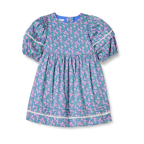 Amazon Essentials Mädchen Ausgestelltes Kleid Aus 100 % Baumwolle Mit Puffärmeln, Blau Posey Floral, 5 Jahre Amazon Essentials Mädchen Ausgestelltes Kleid Aus 100 % Baumwolle Mit Puffärmeln, Blau Posey Floral, 5 Jahre von Amazon Essentials