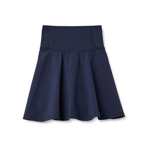 Amazon Essentials Mädchen FormFlex Active Skort mit integrierten Shorts, Marineblau, 10 Jahre von Amazon Essentials