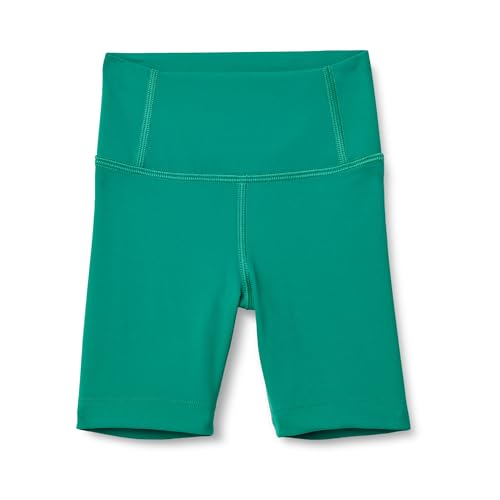 Amazon Essentials Mädchen FormFlex Fahrradshorts mit 10cm Beininnenlänge, Smaragdgrün, 5 Jahre von Amazon Essentials
